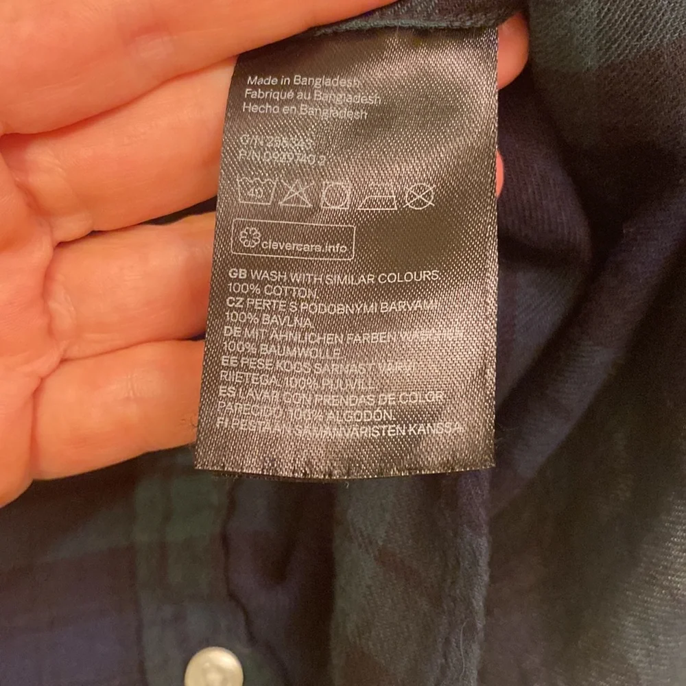 H&M Plaid Flannel Button Up